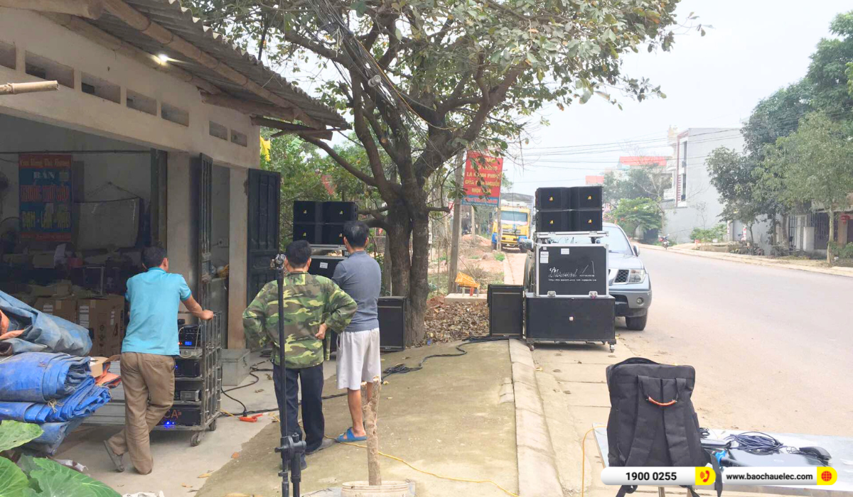 N&acirc;ng cấp d&agrave;n Line Array Actpro sự kiện, đ&aacute;m cưới gần 63tr cho anh Thế tại Bắc Giang