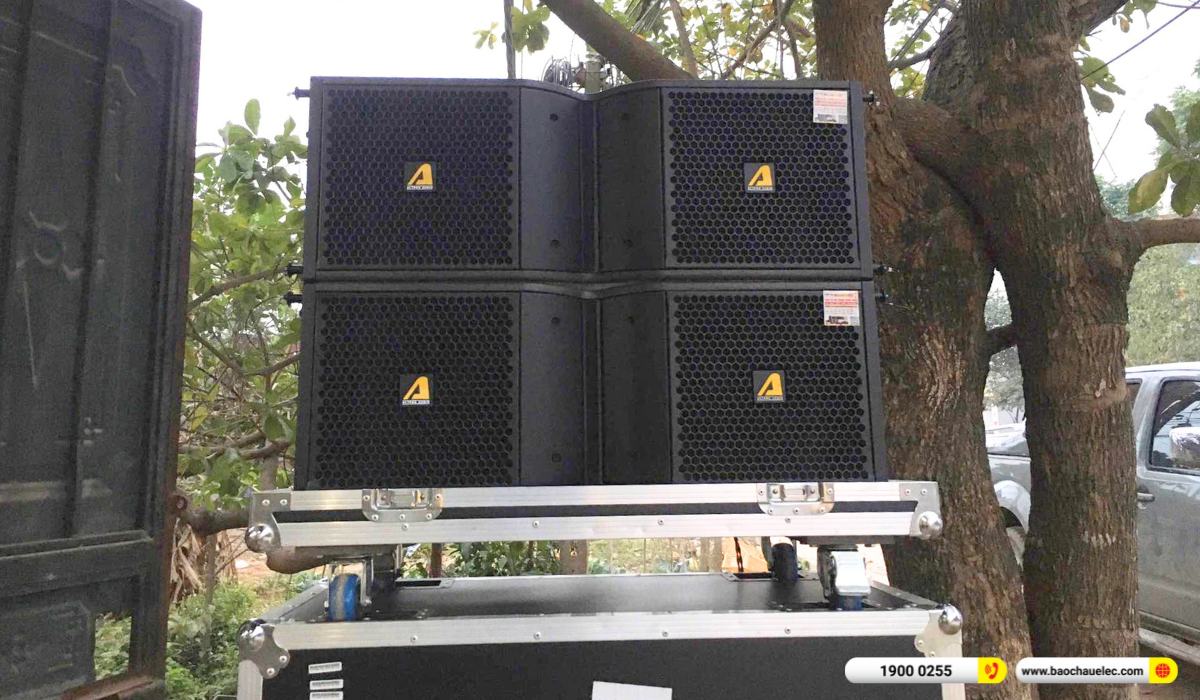 N&acirc;ng cấp d&agrave;n Line Array Actpro sự kiện, đ&aacute;m cưới gần 63tr cho anh Thế tại Bắc Giang