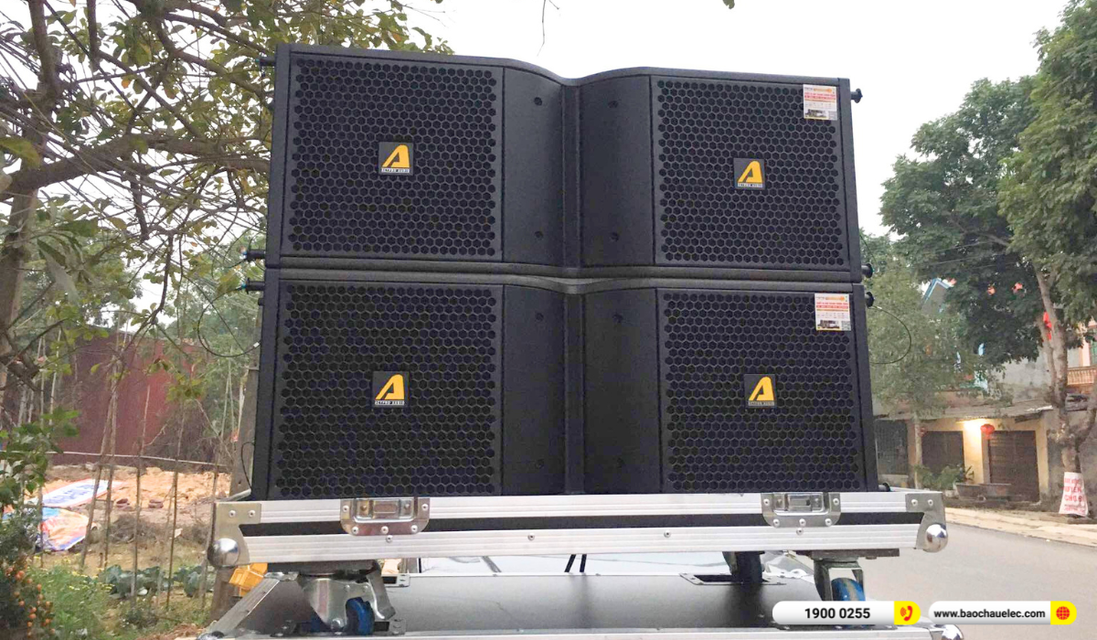 N&acirc;ng cấp d&agrave;n Line Array Actpro sự kiện, đ&aacute;m cưới gần 63tr cho anh Thế tại Bắc Giang