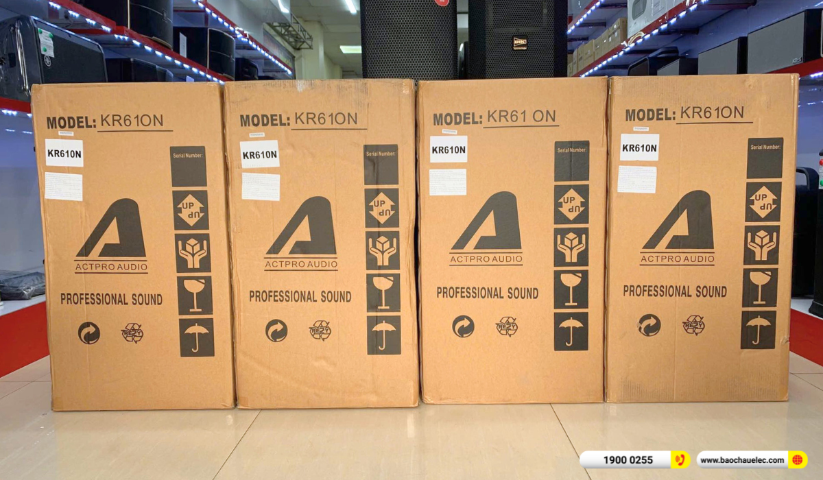 N&acirc;ng cấp d&agrave;n Line Array Actpro sự kiện, đ&aacute;m cưới gần 63tr cho anh Thế tại Bắc Giang