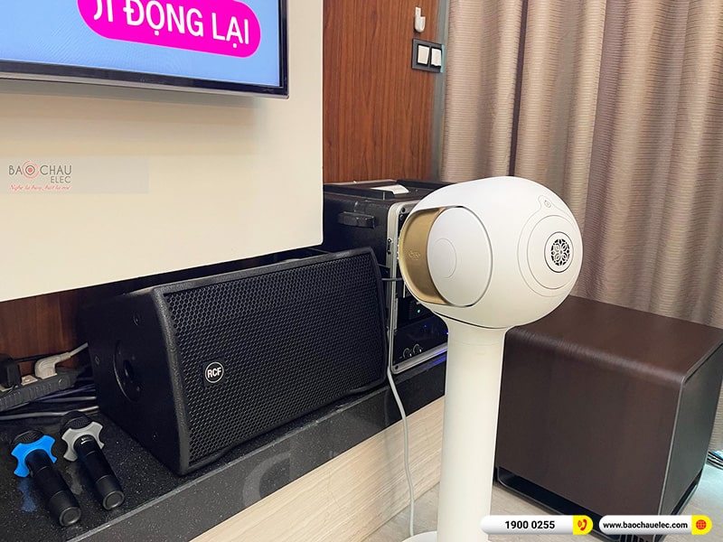 Lắp đặt bộ loa Devialet Phantom I 108DB Opera de paris đẳng cấp cho chị Huệ tại H&agrave; Nội