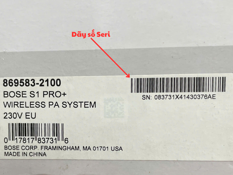 Ph&acirc;n Biệt H&agrave;ng Thật Giả Loa Bose S1 Pro Plus Dễ D&agrave;ng!