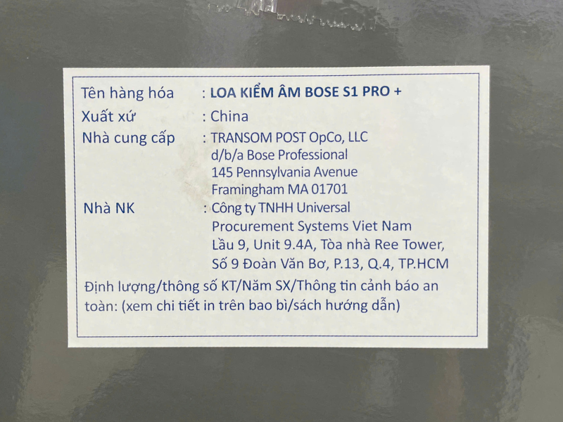 Ph&acirc;n Biệt H&agrave;ng Thật Giả Loa Bose S1 Pro Plus Dễ D&agrave;ng!