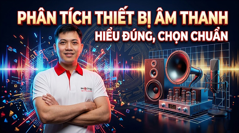 Phân tích thiết bị âm thanh – Hiểu đúng để chọn chuẩn