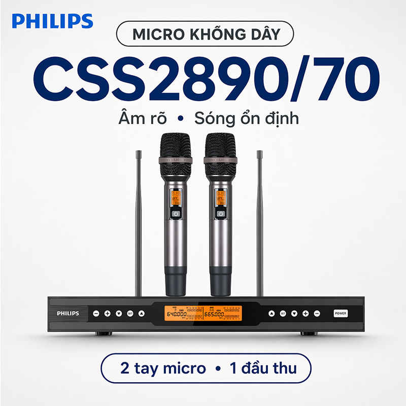 Micro không dây Philips CSS2890/70