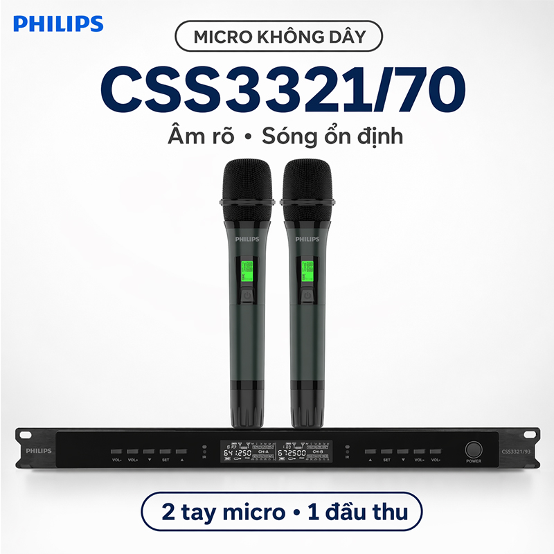 Micro không dây Philips CSS3321/70