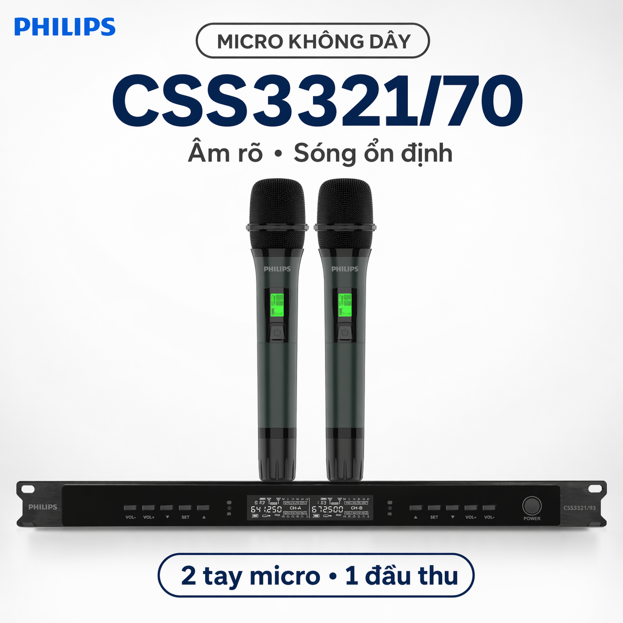 Micro không dây Philips CSS3321/70