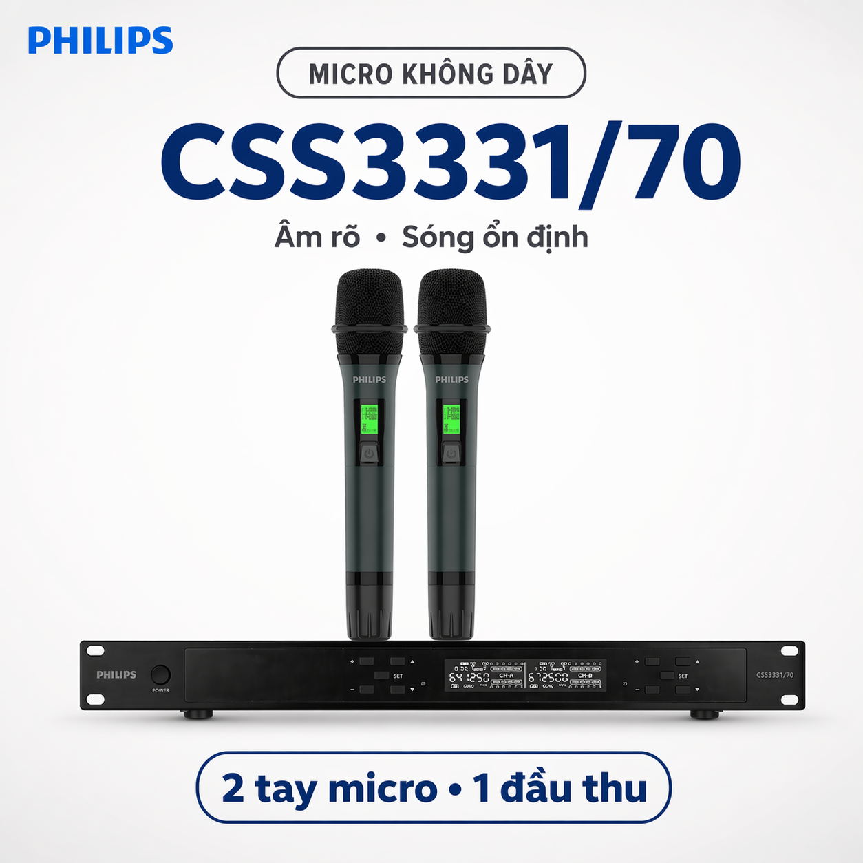 Micro không dây Philips CSS3331/70