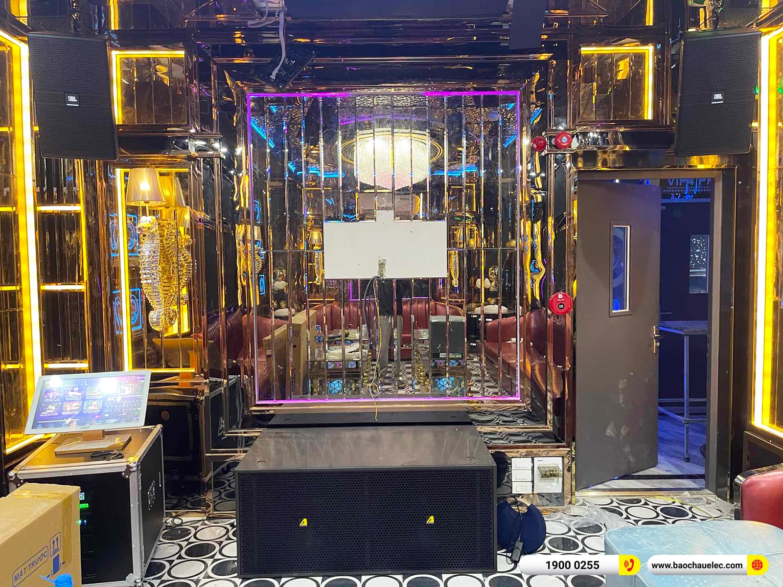 5 ph&ograve;ng h&aacute;t karaoke kinh doanh JBL gần 900tr cho qu&aacute;n Praha CS2 tại H&ograve;a B&igrave;nh
