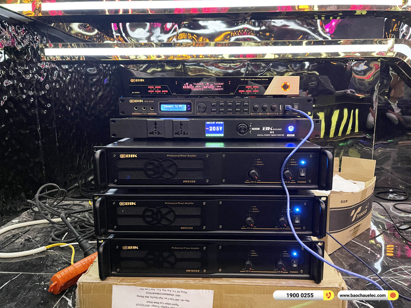 Lắp đặt 3 ph&ograve;ng h&aacute;t hơn 461tr cho qu&aacute;n karaoke Melody ở Quảng Ninh