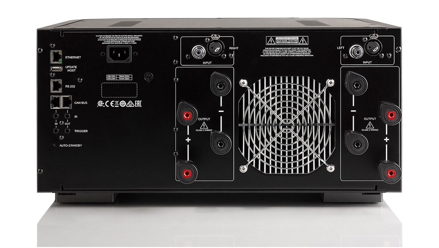 Mặt sau Power Amply Classe Delta Stereo