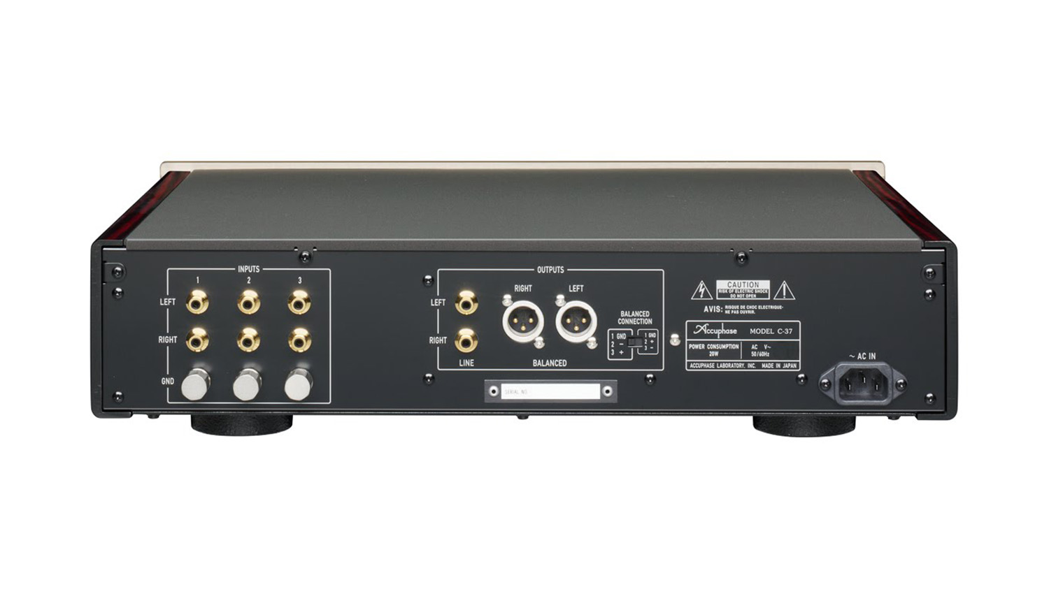 Mặt sau Pre Amply Accuphase C37