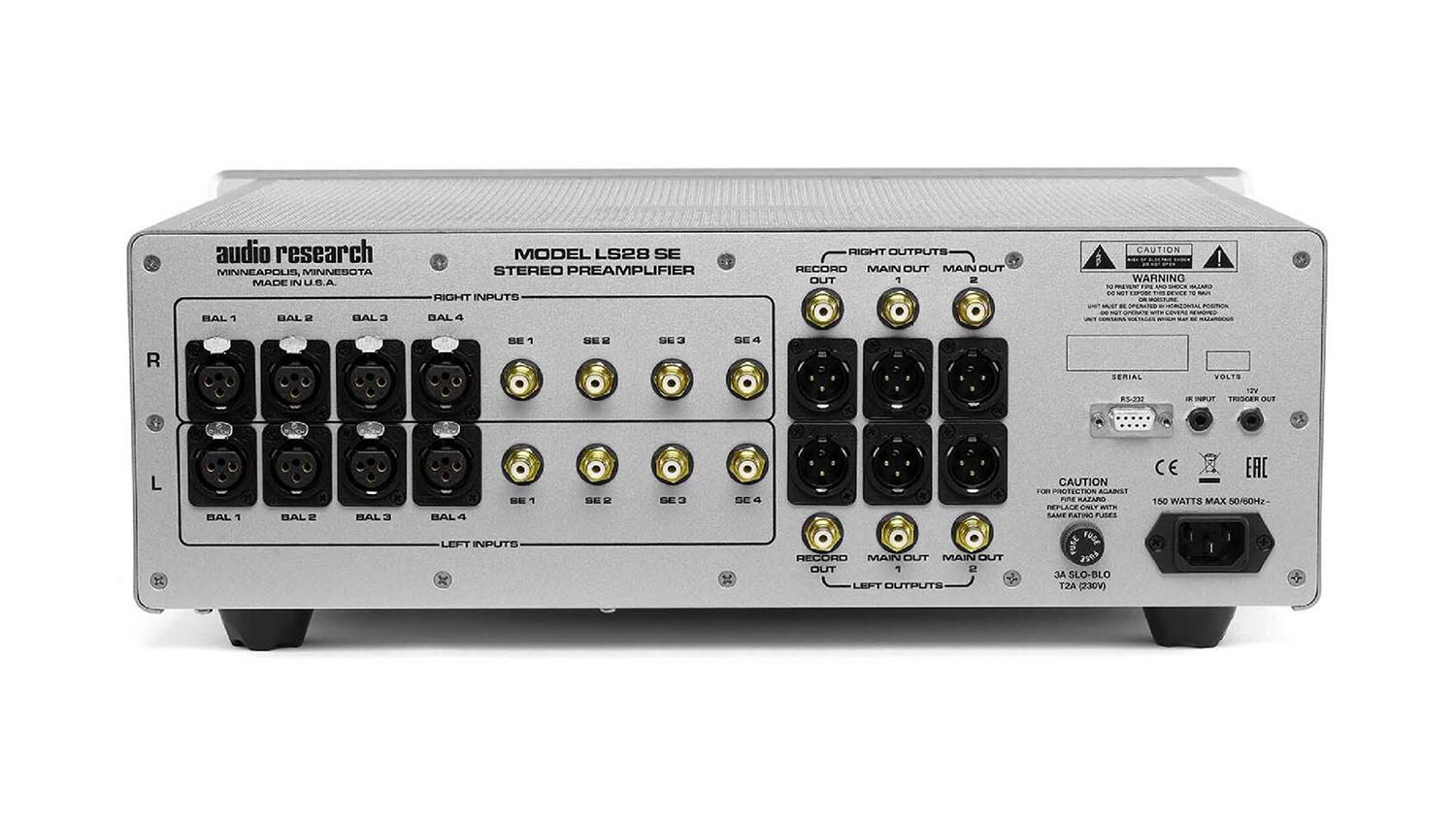 mặt sau Pre Amply Audio Research LS28