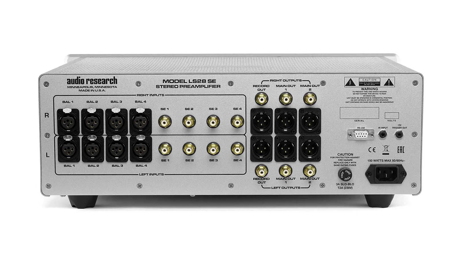 mặt sau Pre Amply Audio Research LS28SE