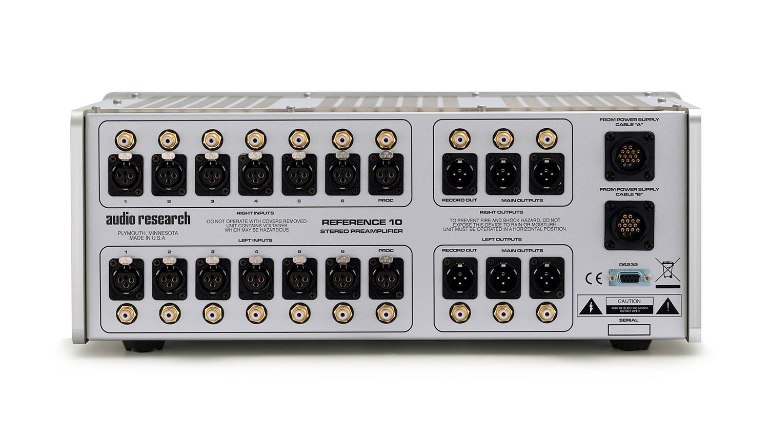 mặt sau Pre Amply Audio Research Reference 10