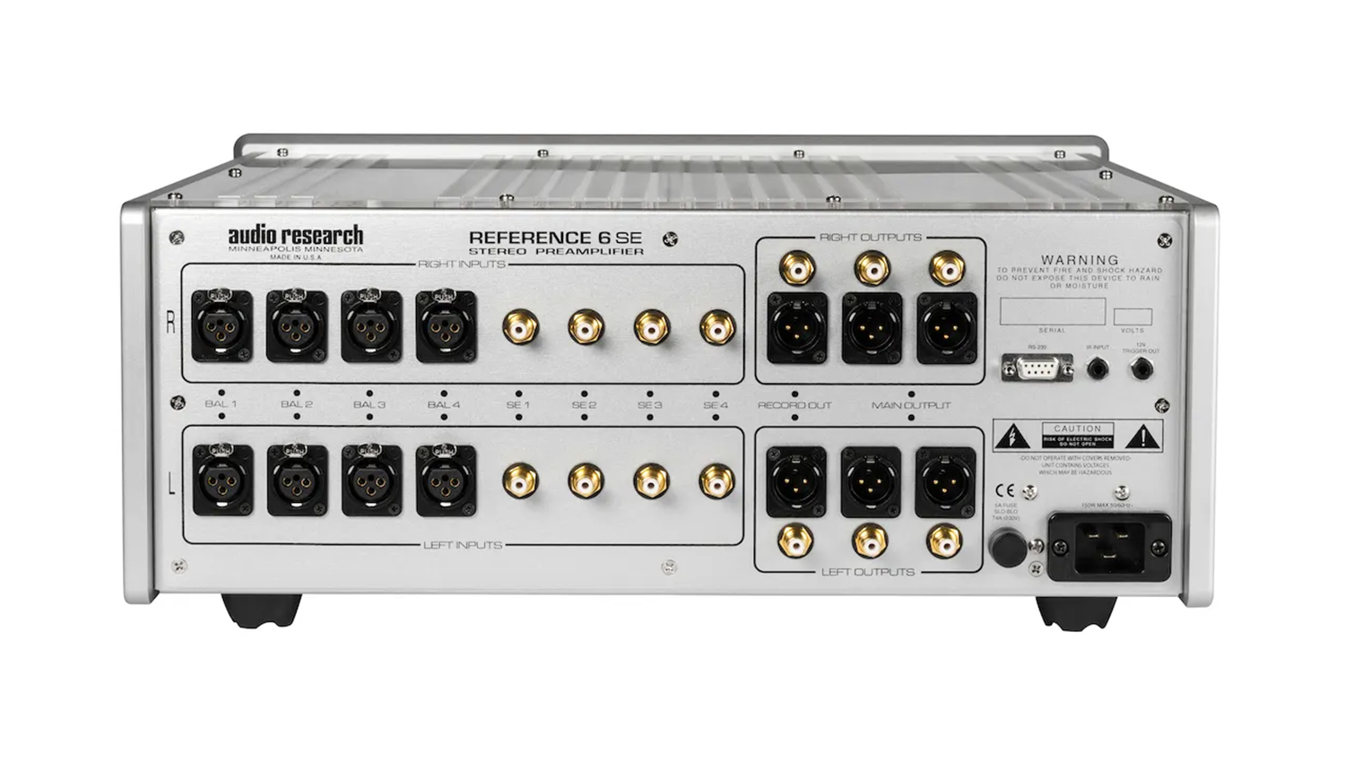 mặt sau Pre Amply Audio Research Reference 6SE