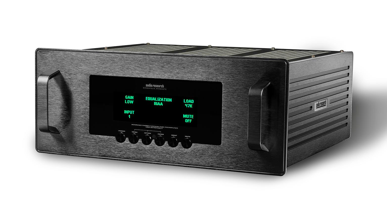 mặt trước Pre Amply Audio Research Reference Phono 3SE màu đen