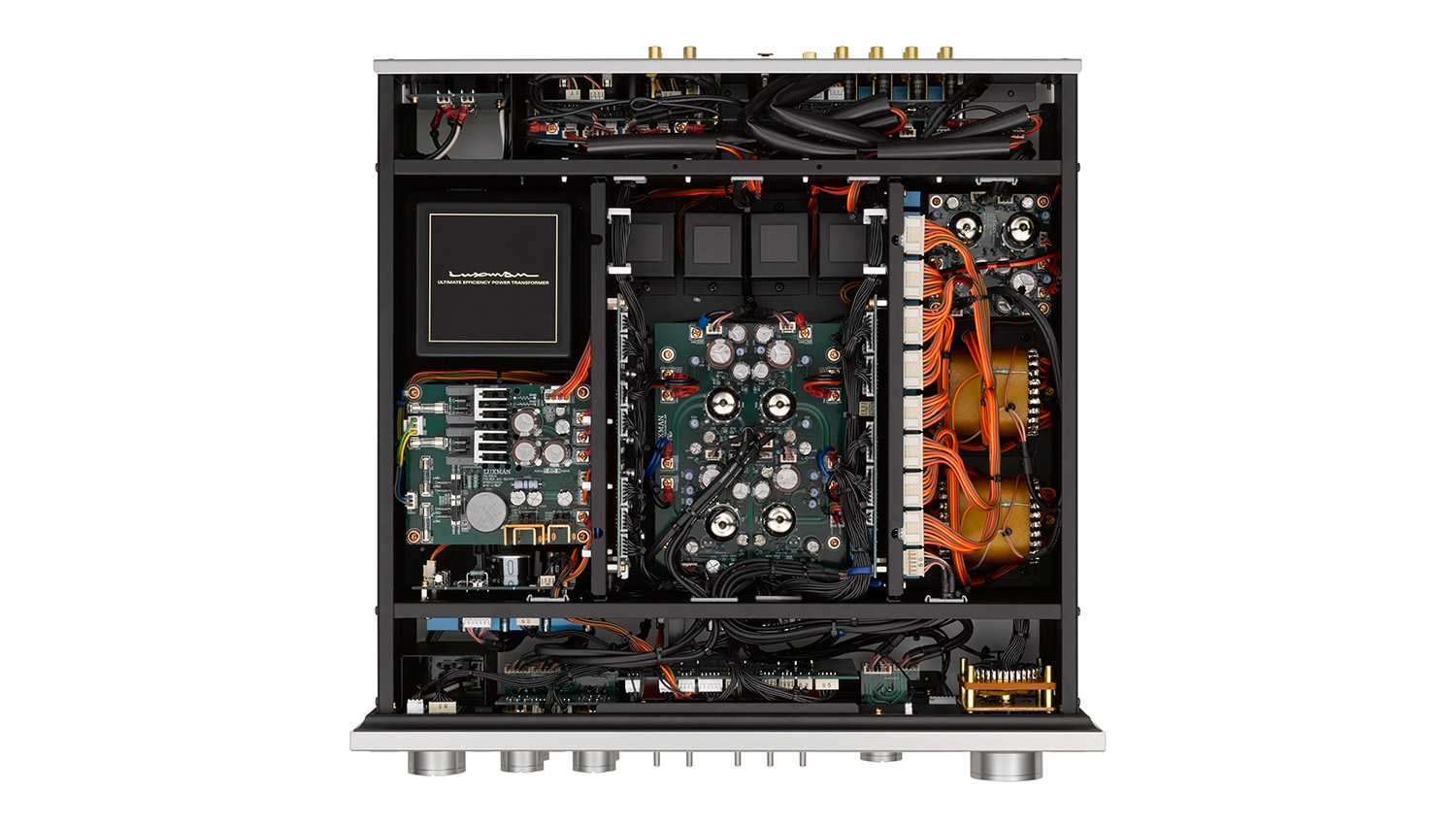 Nội thất Pre Amply đèn Luxman CL-1000