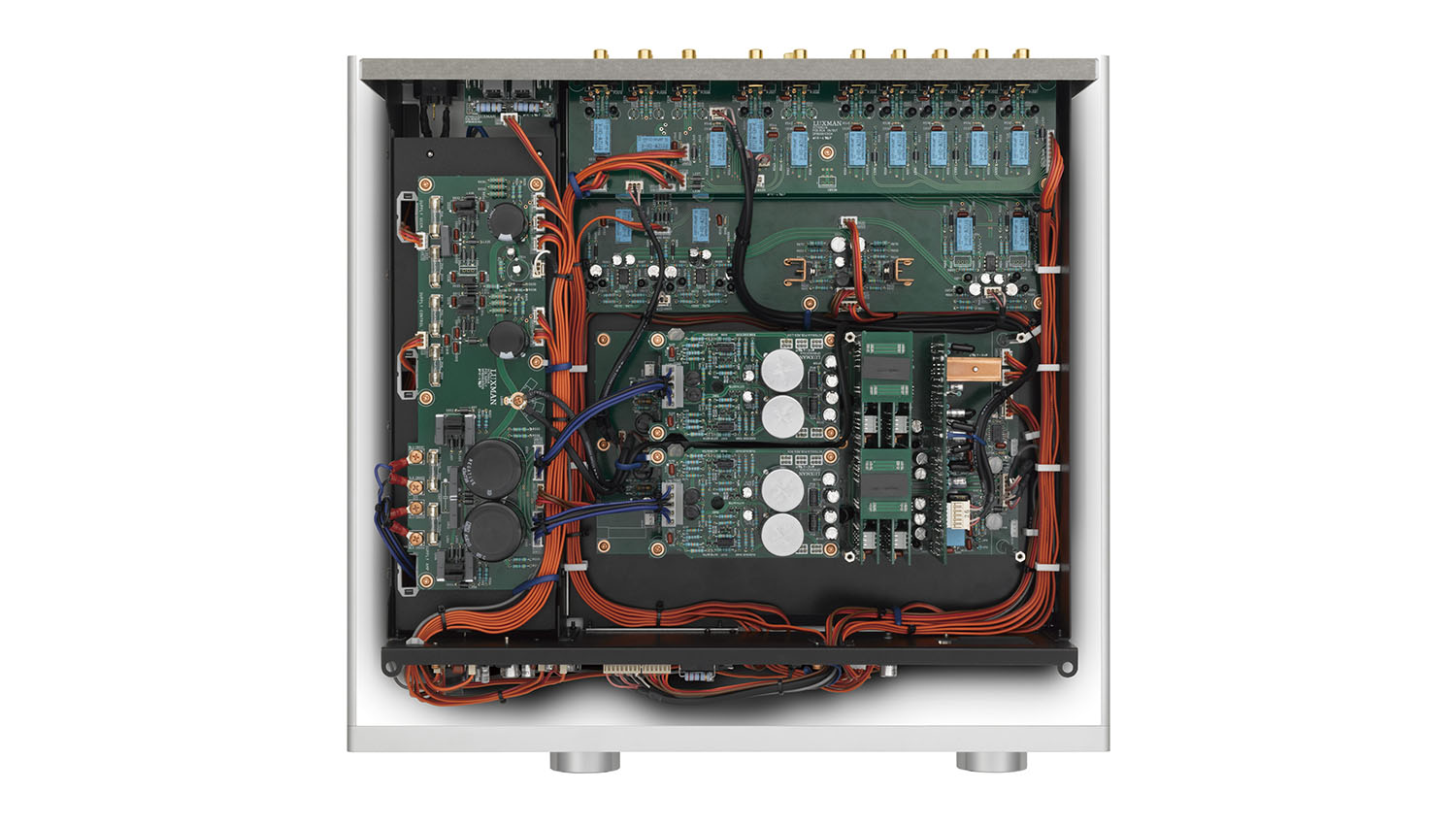 Nội thất Pre ampli Luxman C700u (Japan)