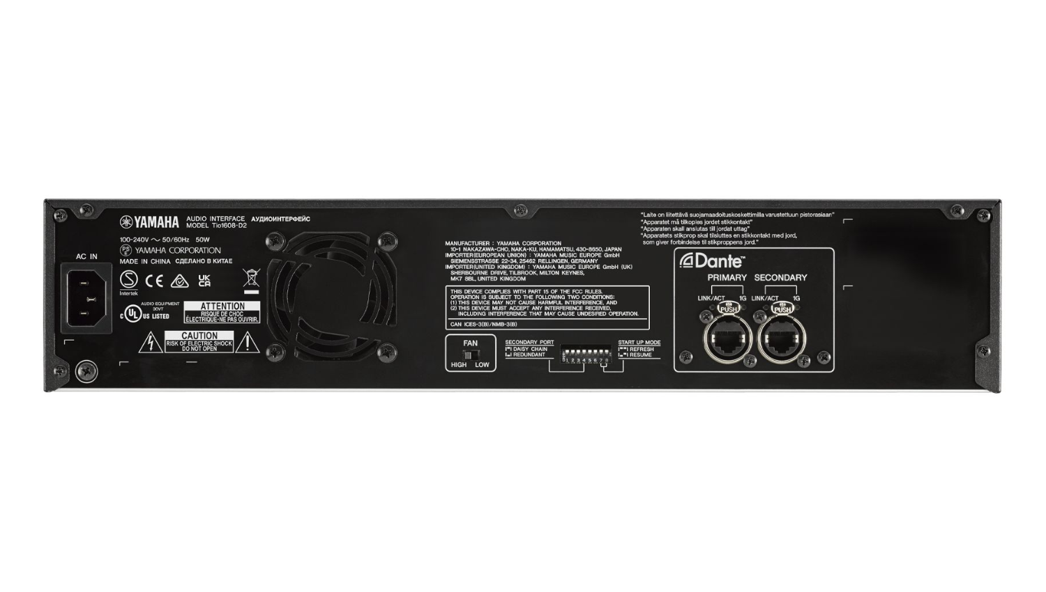 Rack I/O Yamaha TIO1608-D2