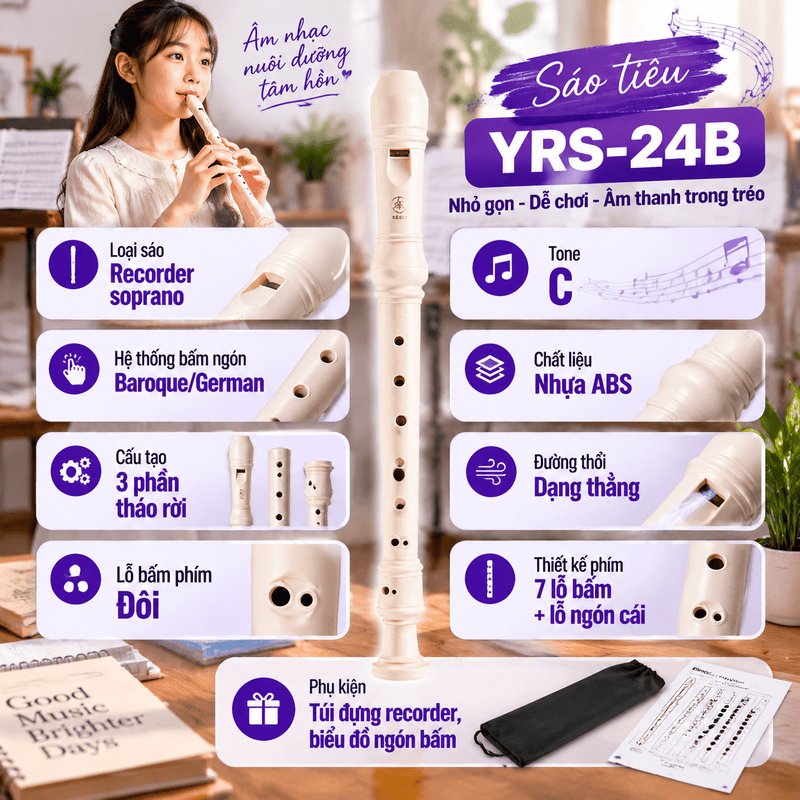 S&aacute;o ti&ecirc;u Yamaha YRS-24B