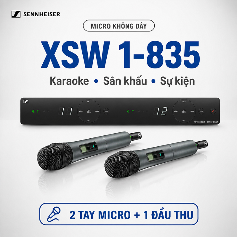 Micro không dây Sennheiser XSW 1-835