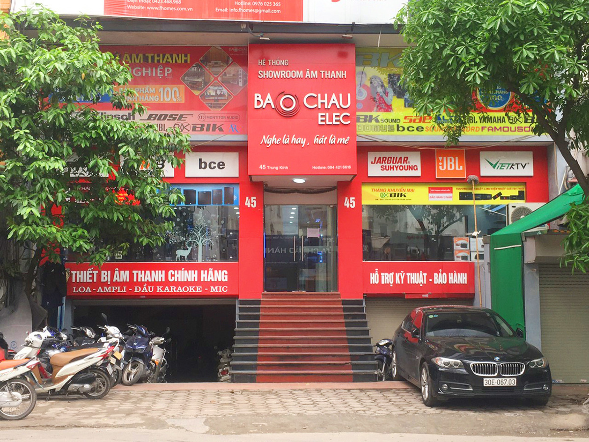 Giới thiệu Showroom &Acirc;m Thanh Bảo Ch&acirc;u Elec H&agrave; Nội