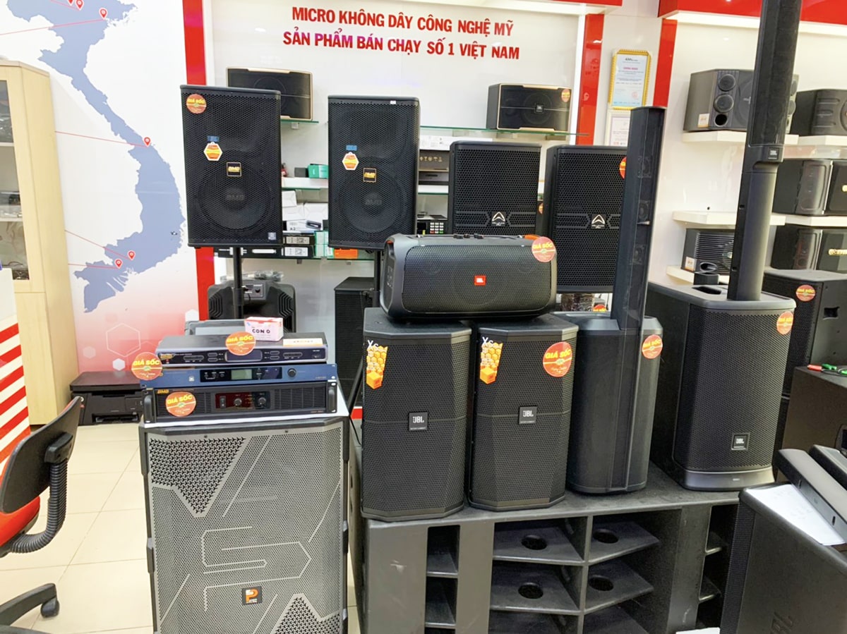 Giới thiệu Showroom &Acirc;m Thanh Bảo Ch&acirc;u Elec Bi&ecirc;n H&ograve;a