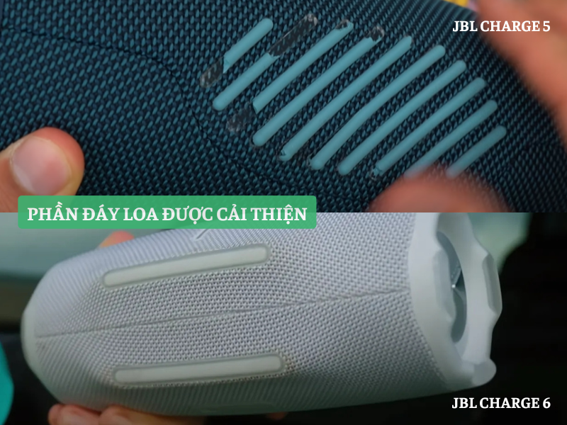 So s&aacute;nh Loa JBL Charge 5 v&agrave; JBL Charge 6 mới nhất!