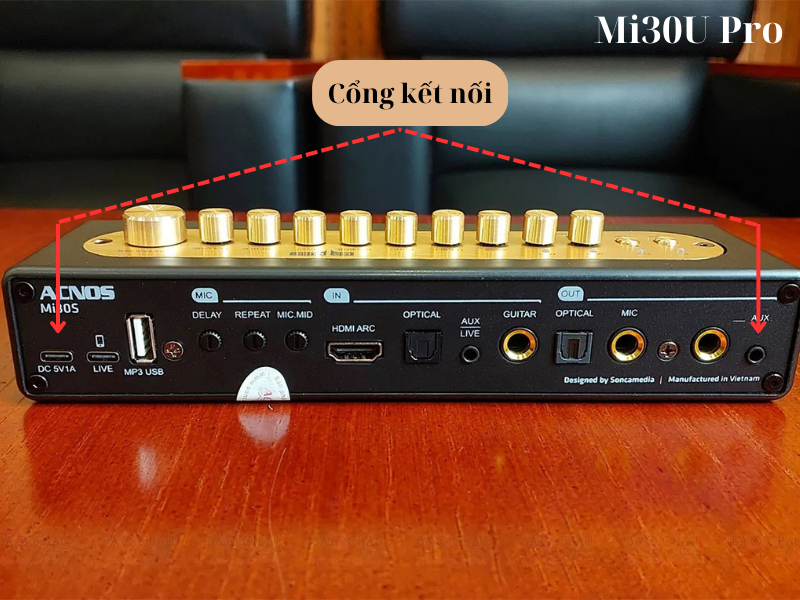 So s&aacute;nh nhanh vang Acnos MI30S V2 với Acnos MI30u pro