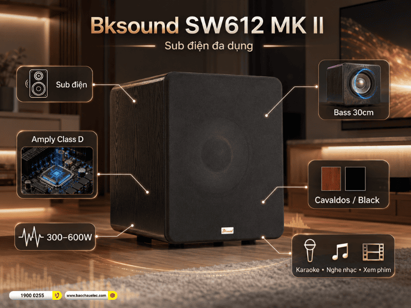 Loa sub điện Bksound SW612 MK II