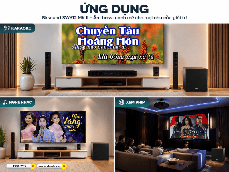 Loa sub điện Bksound SW612 MK II
