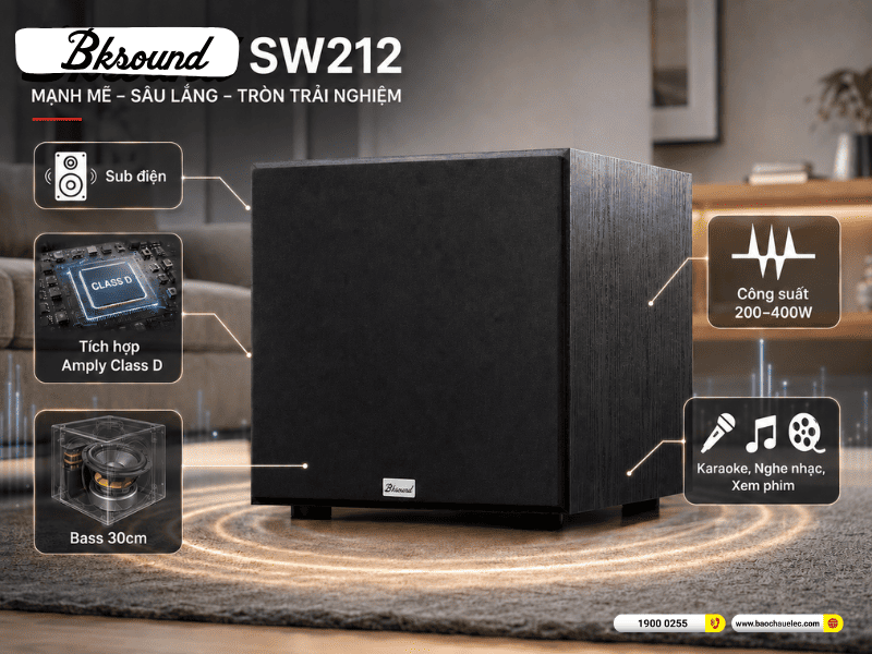 Loa sub điện Bksound SW212