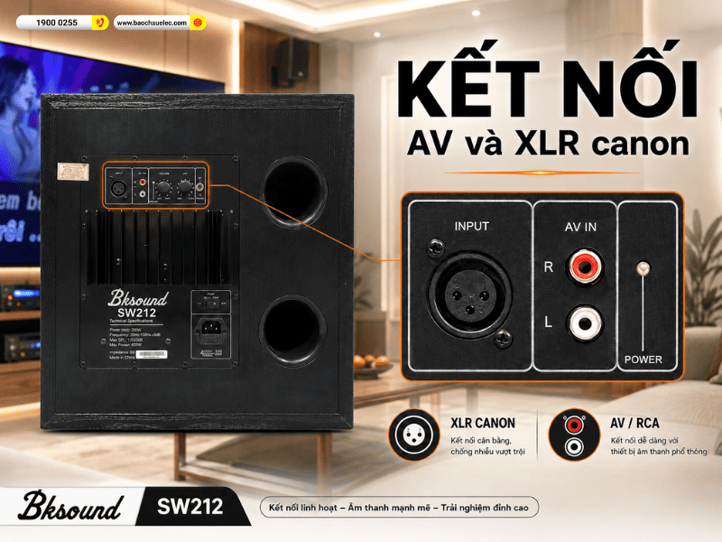 Loa sub điện Bksound SW212