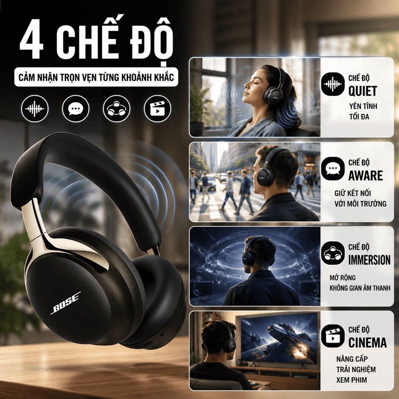 Tai nghe Bose QuietComfort Ultra Headphones Gen 2