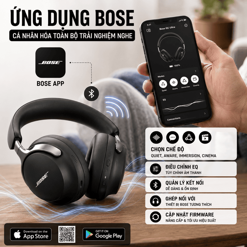 Tai nghe Bose QuietComfort Ultra Headphones Gen 2