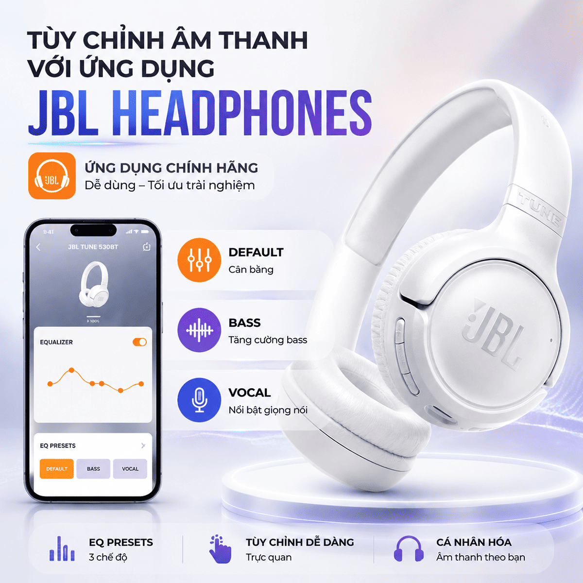 Tai nghe JBL Tune 530BT