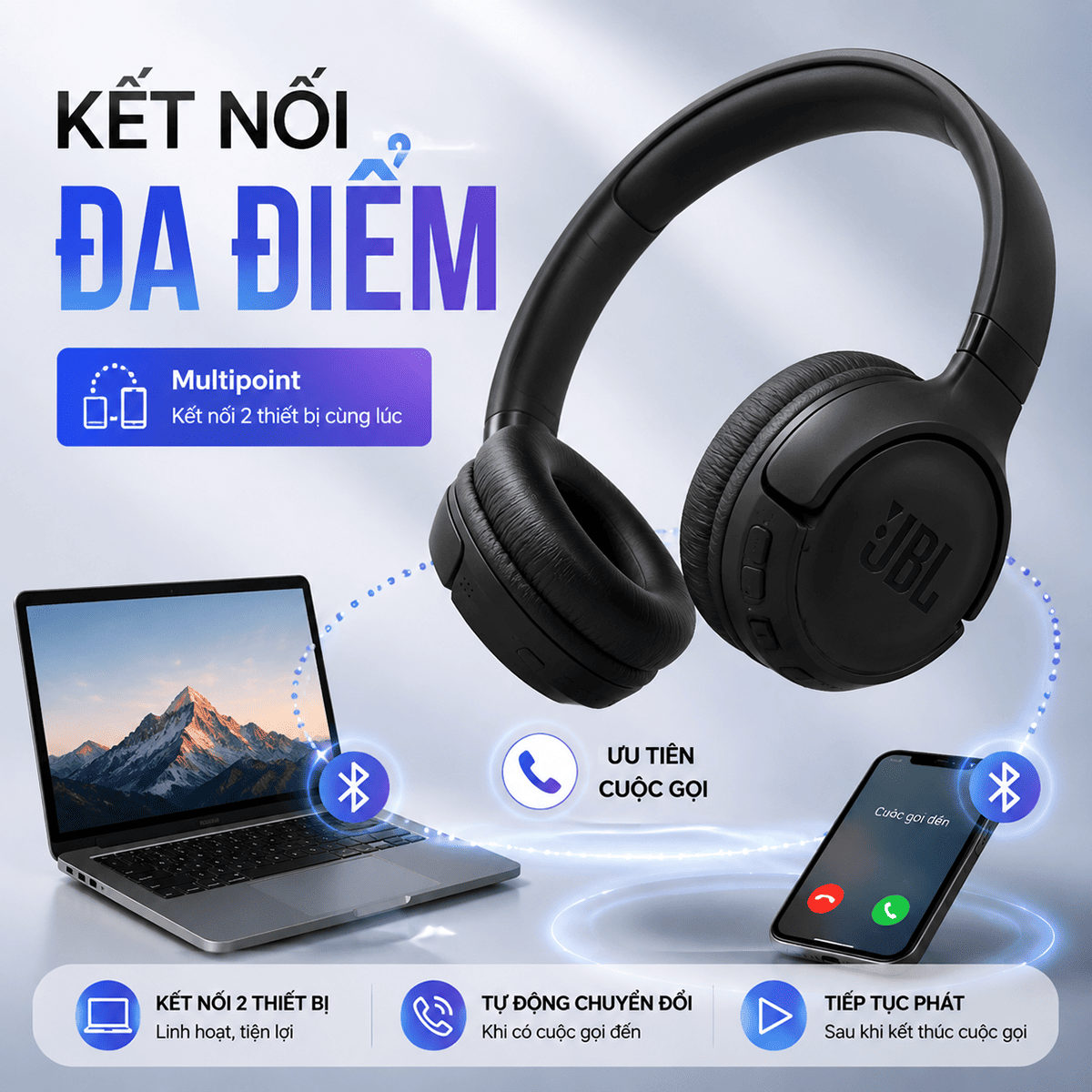Tai nghe JBL Tune 530BT