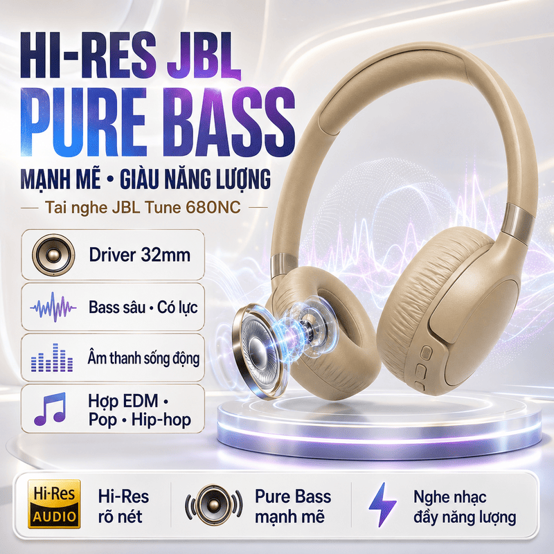 Tai nghe JBL TUNE T680NC