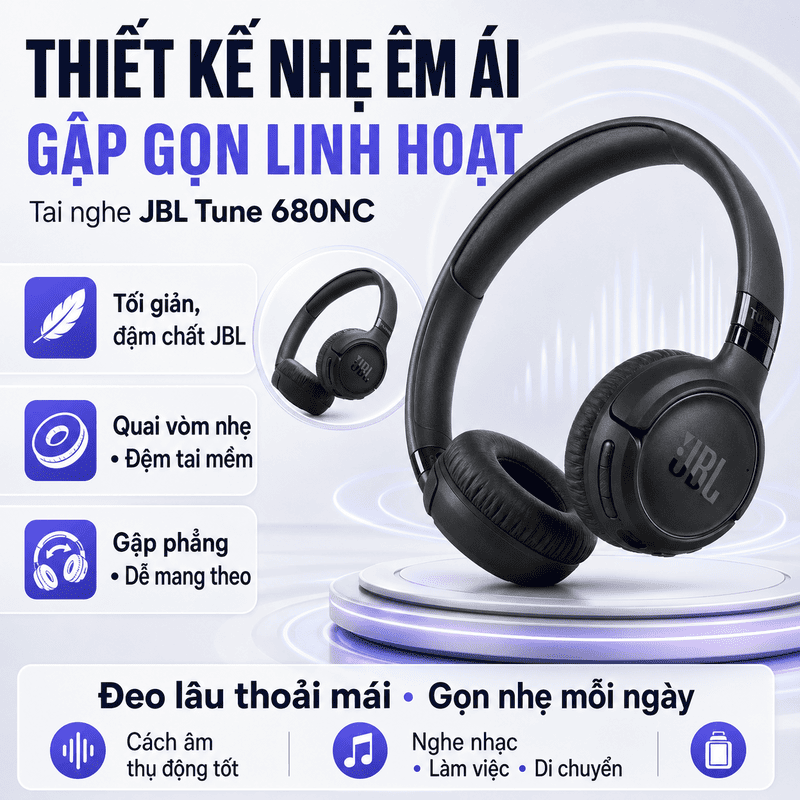 Tai nghe JBL TUNE T680NC