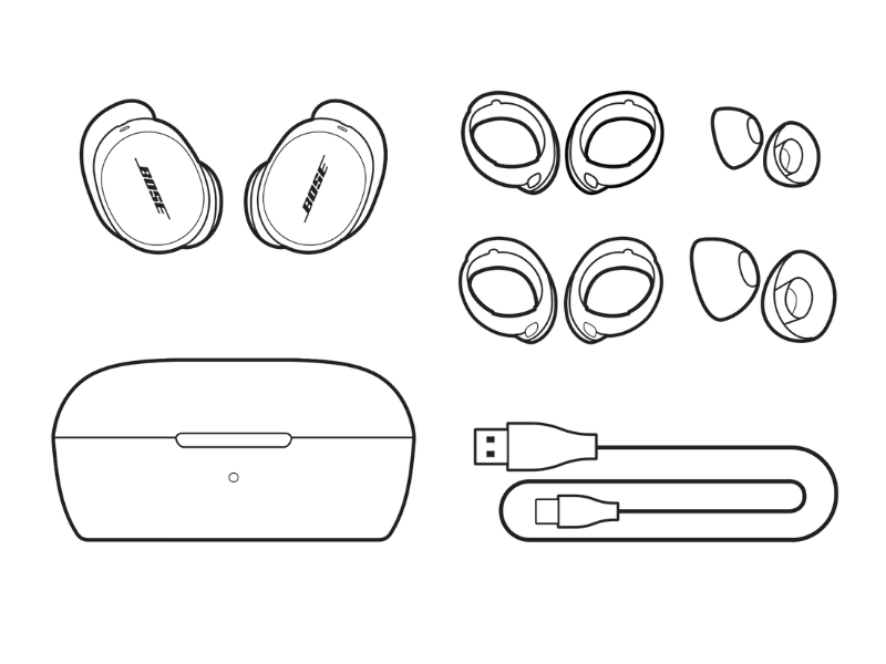 Tai Nghe Kh&ocirc;ng D&acirc;y Bose QuietComfort Earbuds