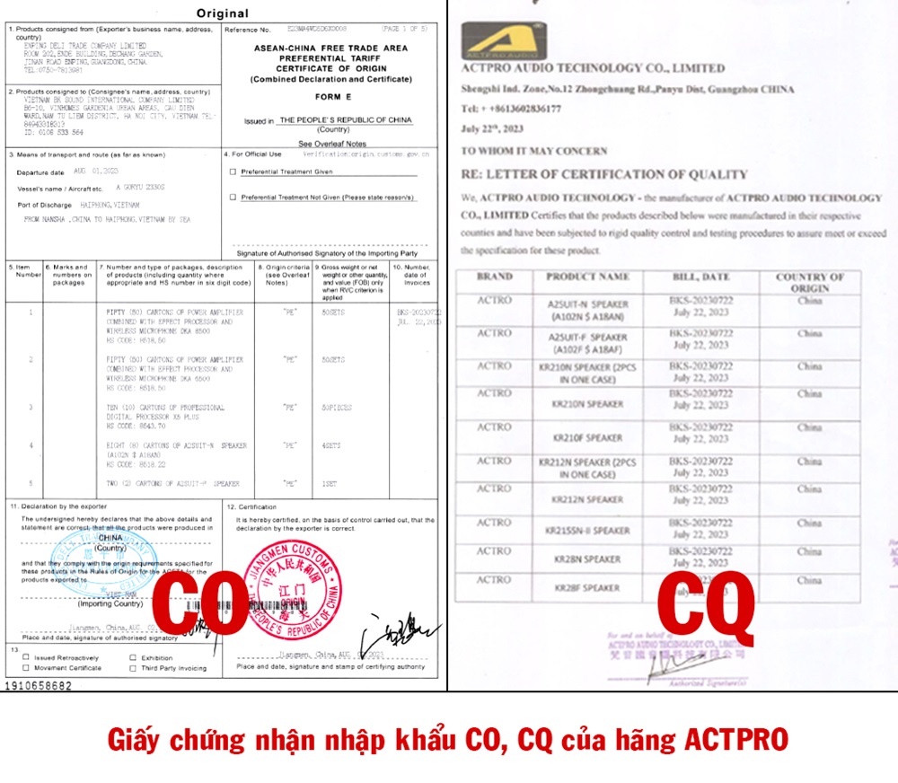 Bảo Ch&acirc;u Elec - Đại l&yacute; ph&acirc;n phối cấp 1 sản phẩm thương hiệu Actpro tại Việt Nam