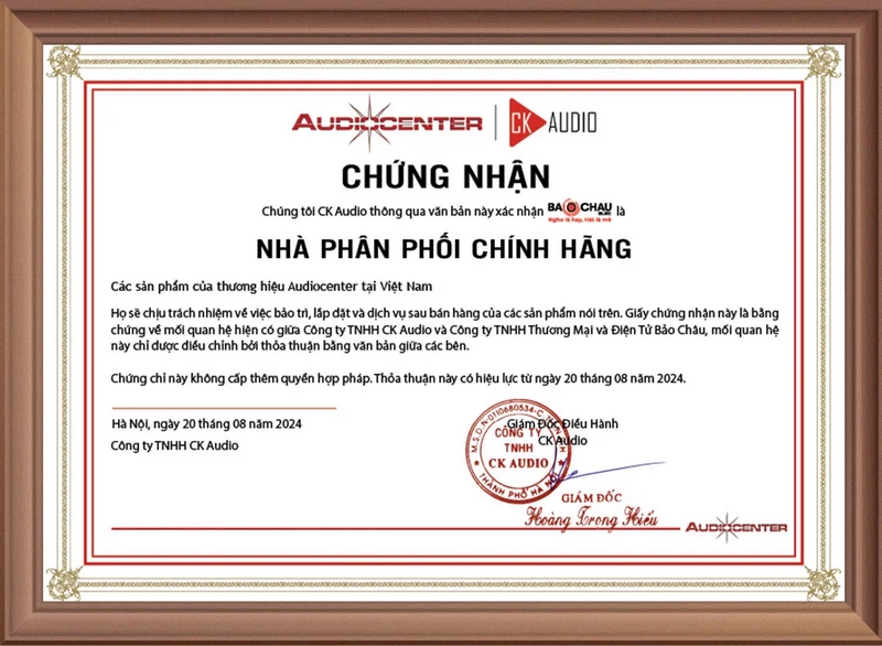 thương hiệu Audiocenter