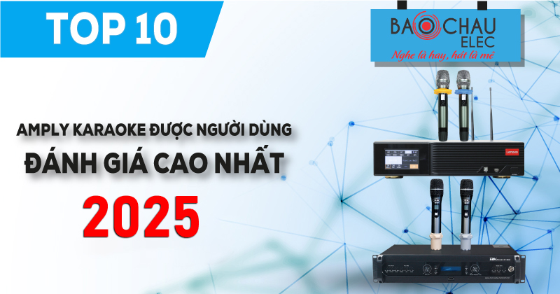 Top 10 Amply karaoke được người dùng đánh giá cao 2025