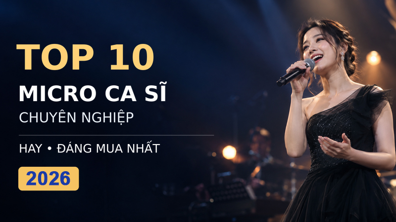 Top 10 micro ca sĩ chuyên nghiệp hay, đáng mua nhất 2026