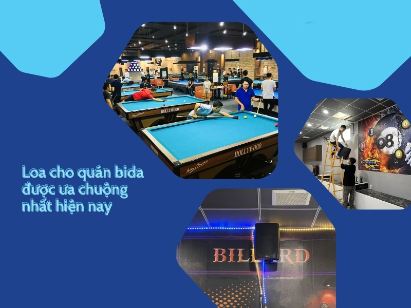 loa treo tường cho qu&aacute;n bida