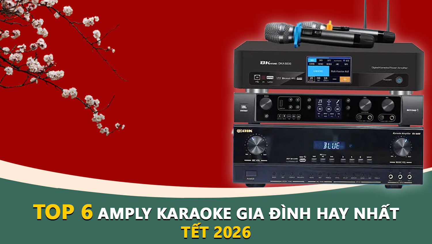 Top 6 Amply Karaoke Gia Đình Hay Nhất, Săn đón Tết 2026