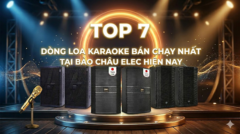Top 7 dòng loa karaoke bán chạy nhất tại Bảo Châu Elec hiện nay