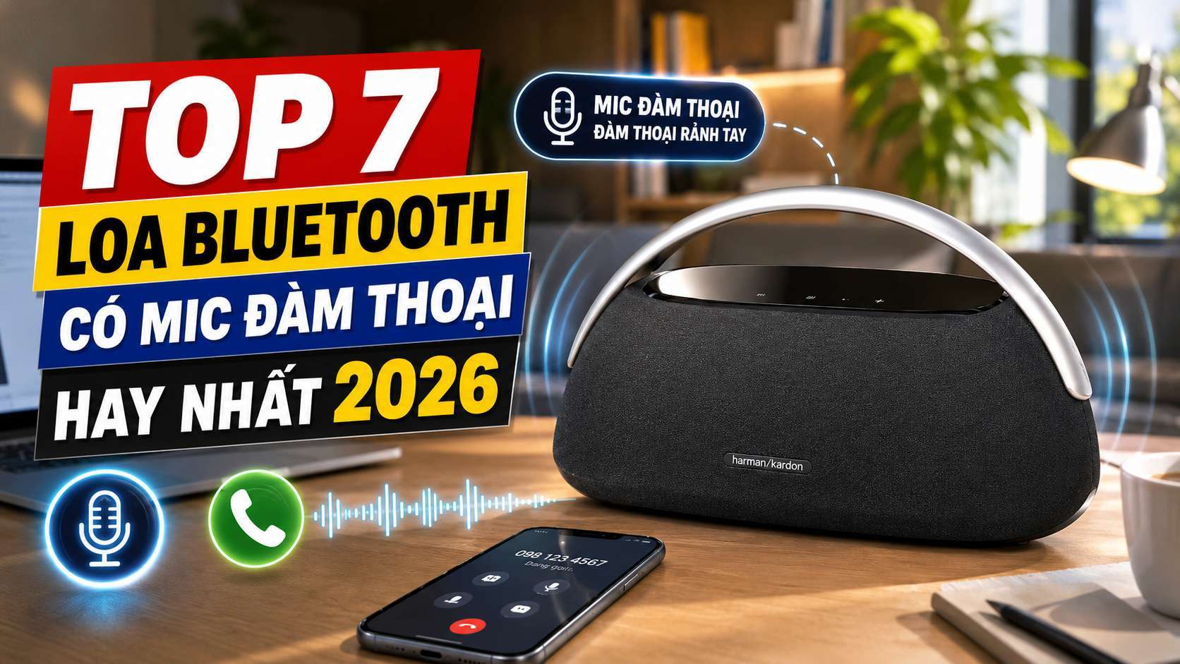 Top 7 loa bluetooth c&oacute; mic đ&agrave;m thoại hay nhất 2026