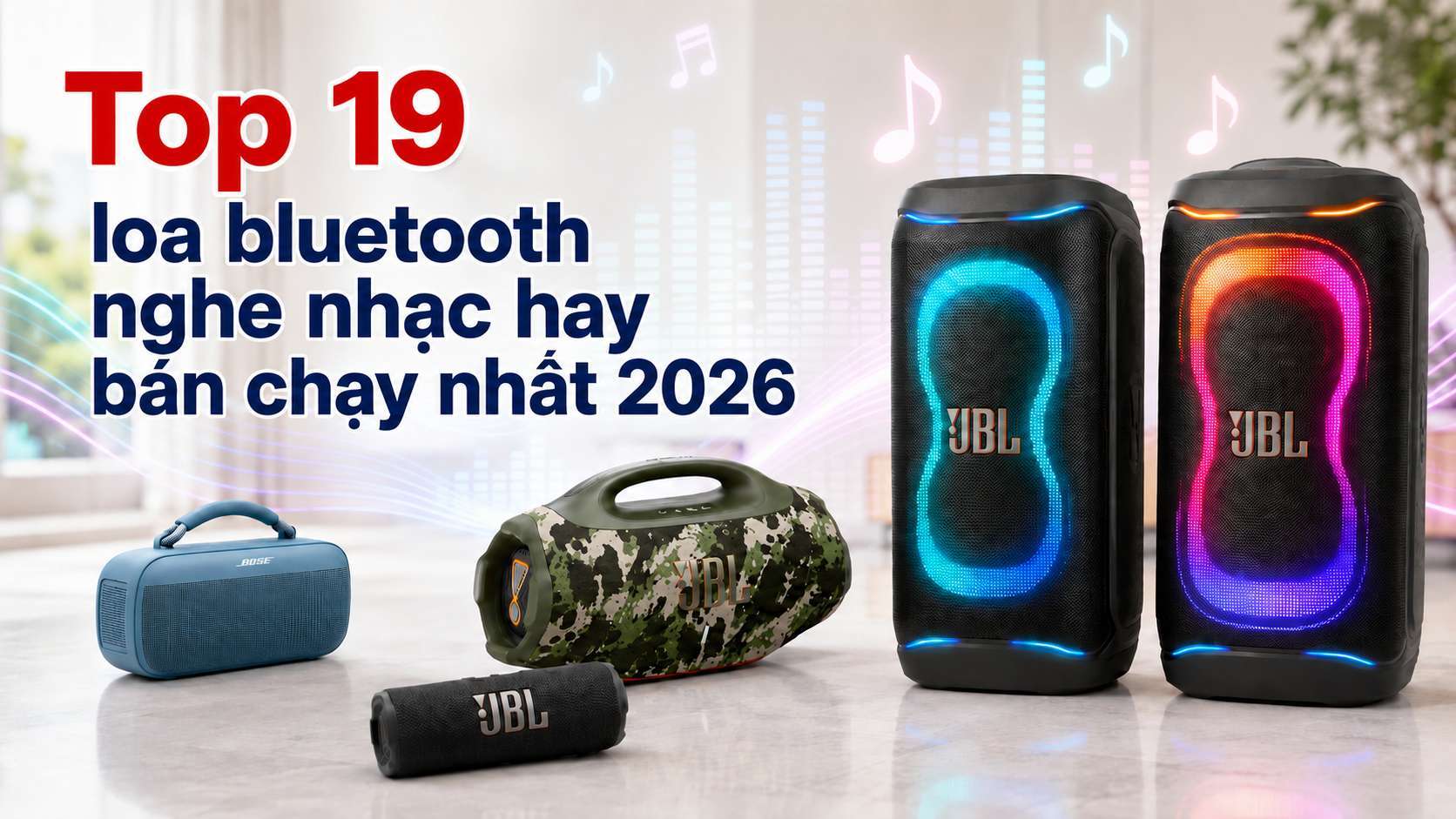 Top 19 loa bluetooth nghe nhạc hay bán chạy nhất 2026